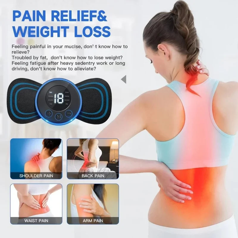 Wireless EMS Body Massager – Portable Butterfly Massager