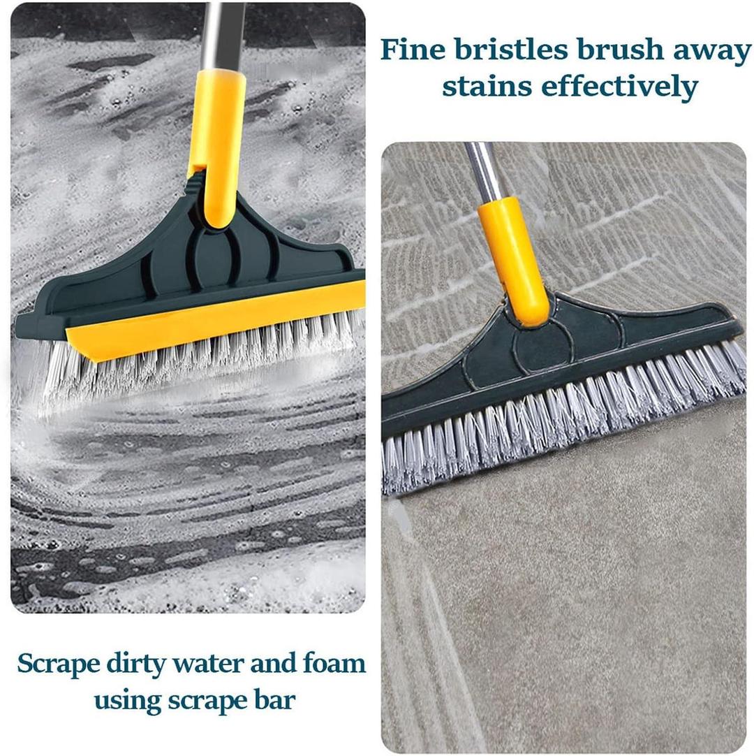 2-in-1 Floor Scrub & Wipe Brush