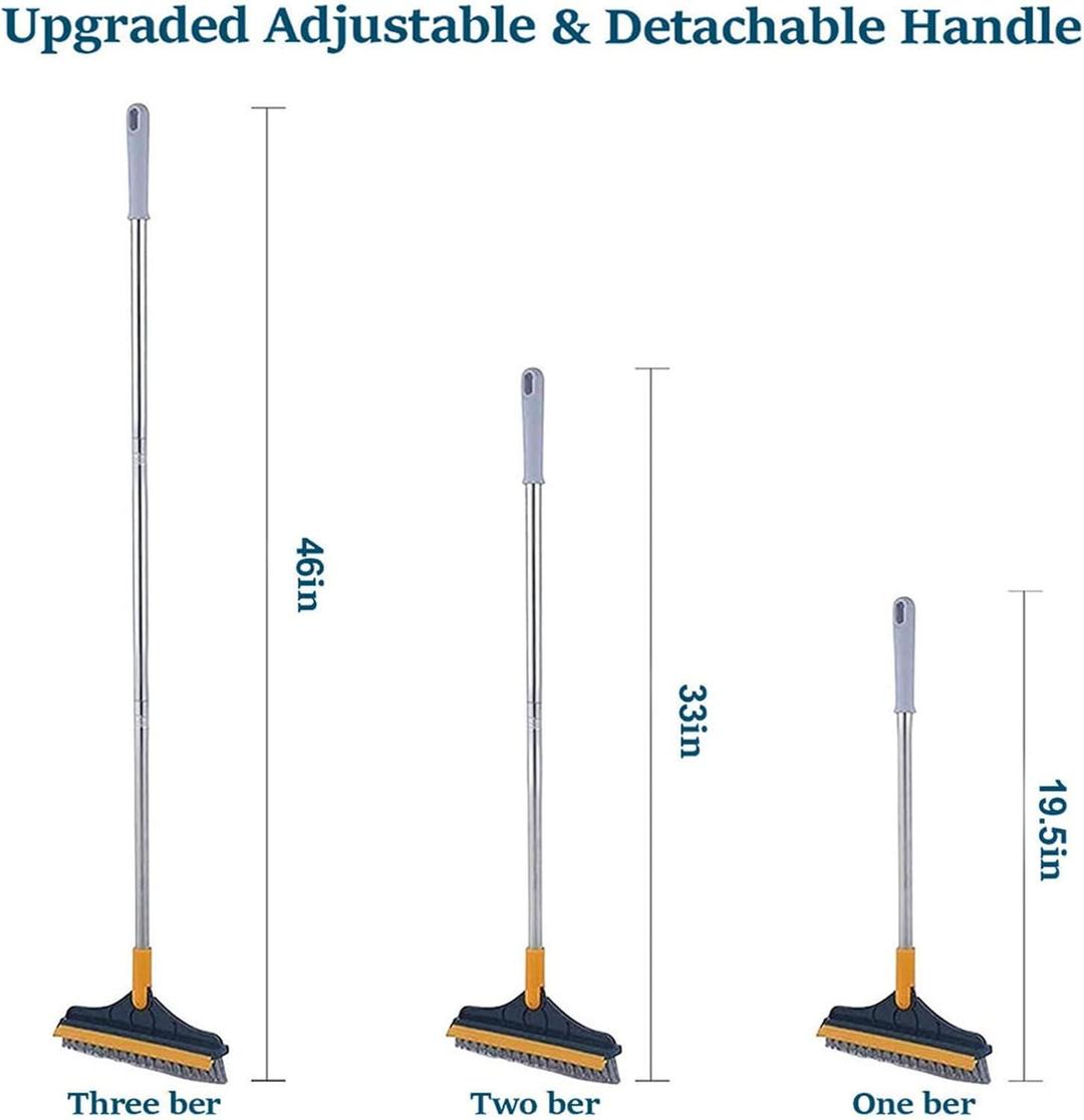 2-in-1 Floor Scrub & Wipe Brush