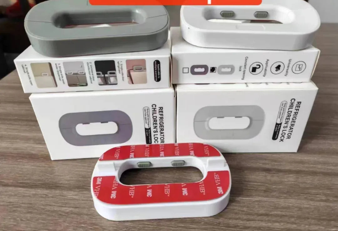 Child Safety Refrigerator Lock – Self-Adhesive Fridge & Freezer Lock