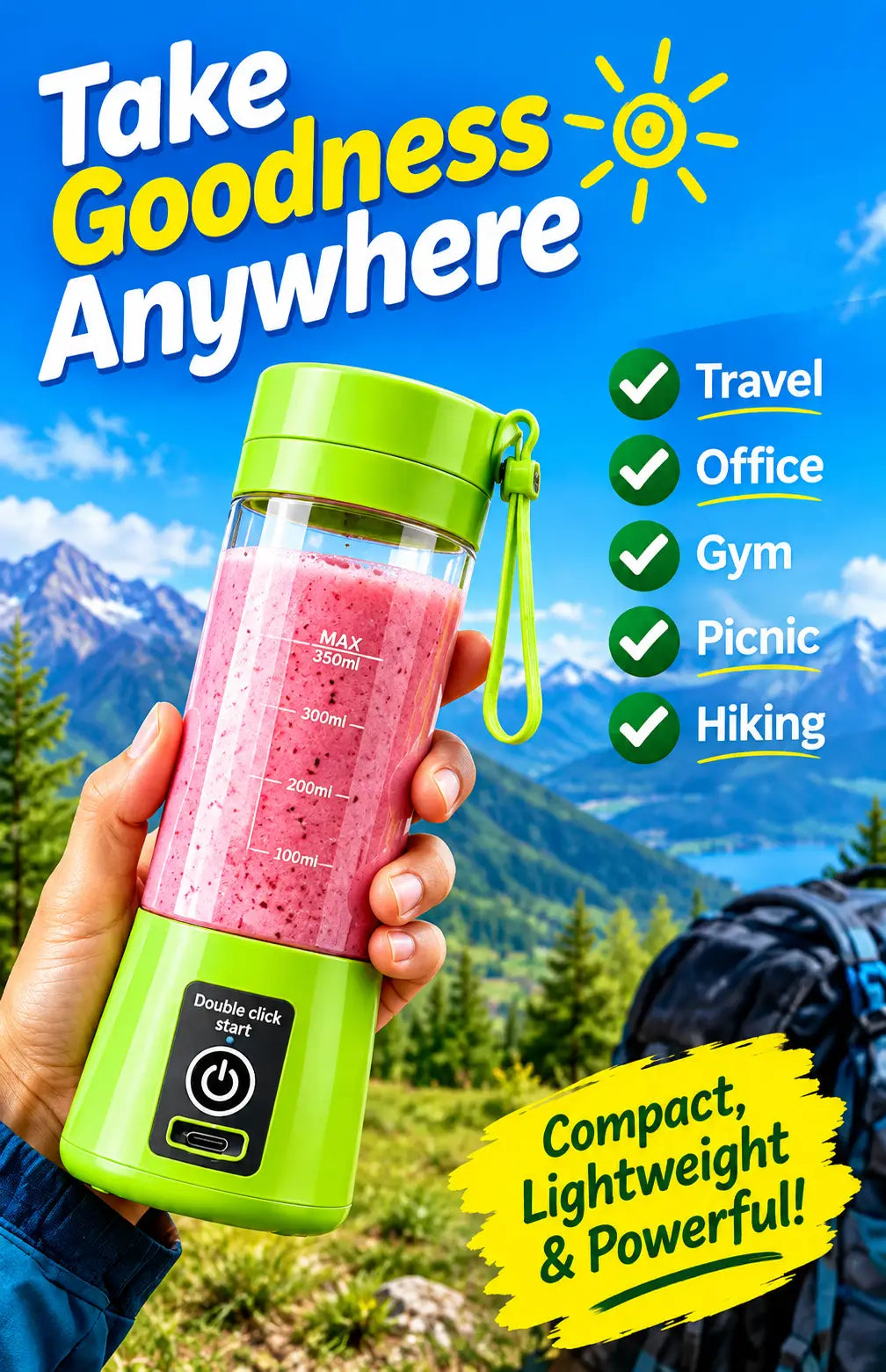 Portable Juicer Blender – Fresh Juice Anywhere