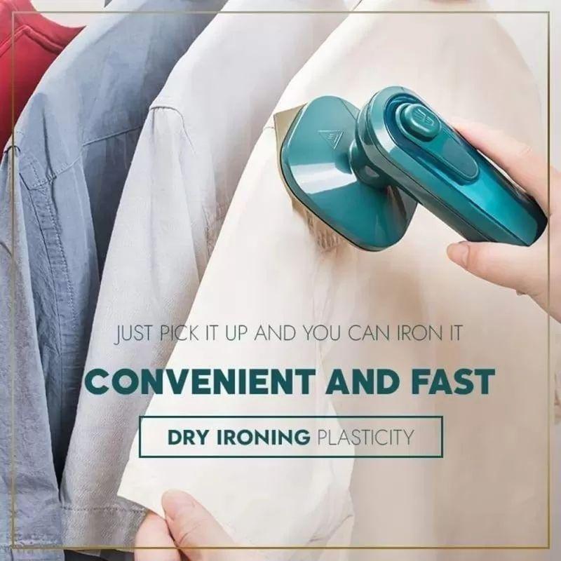 Mini Steam Iron | Portable Garment Steamer for Clothes | Quick Heat-Up Travel Iron