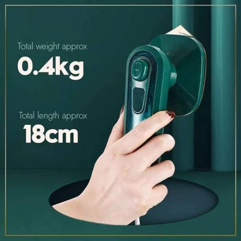 Mini Steam Iron | Portable Garment Steamer for Clothes | Quick Heat-Up Travel Iron