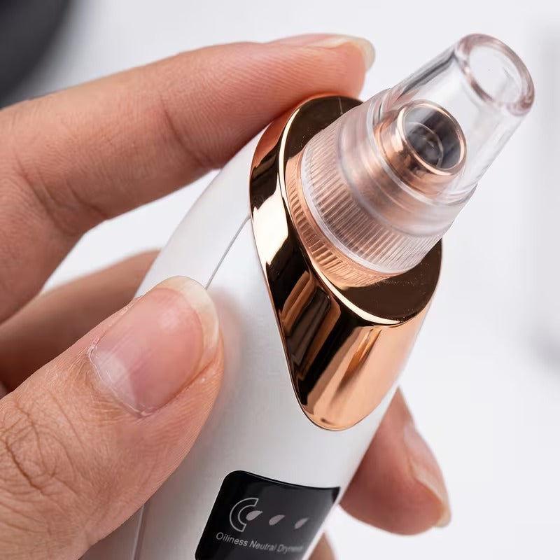 5-in-1 Blackhead Remover Machine – Rechargeable Face Vacuum Pore Cleaner