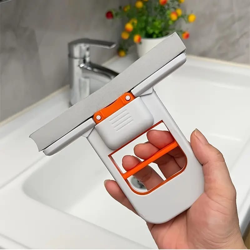 **Foldable Mini Mop – Portable Wet & Dry Self-Squeezing Cleaner**
