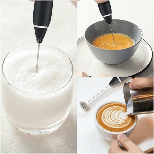 Electric Coffee Beater – USB Rechargeable Milk Frother & Egg Whisk