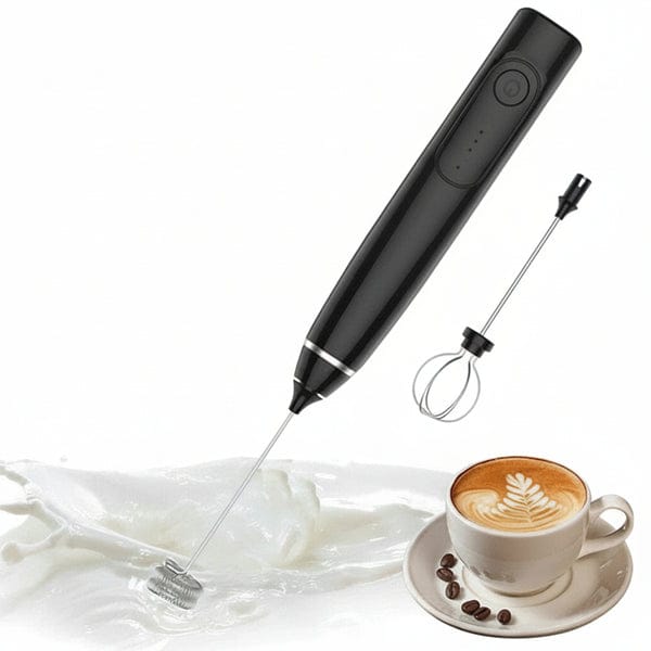 Electric Coffee Beater – USB Rechargeable Milk Frother & Egg Whisk
