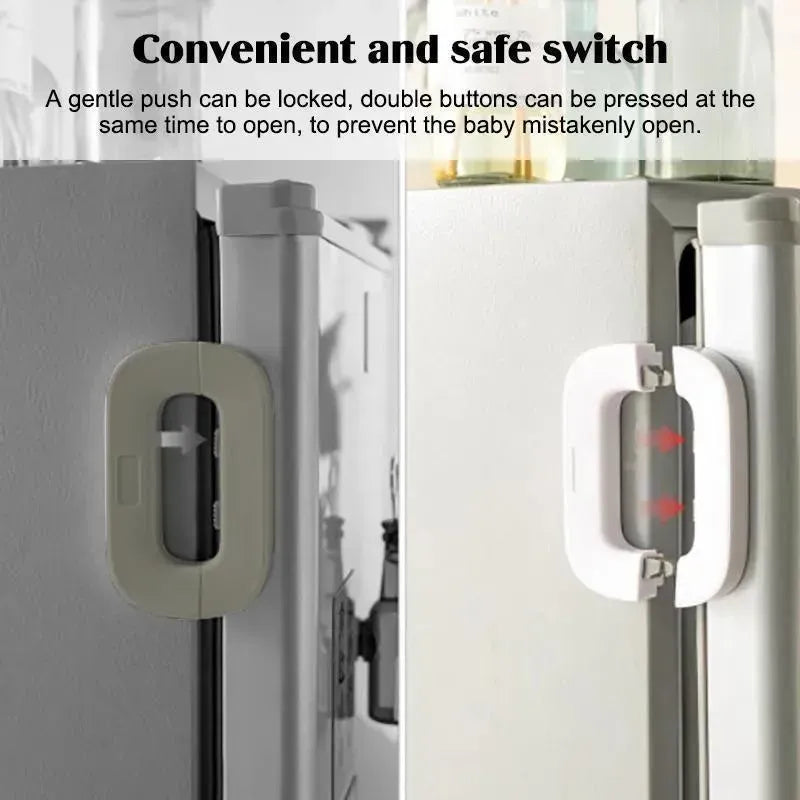 Child Safety Refrigerator Lock – Self-Adhesive Fridge & Freezer Lock