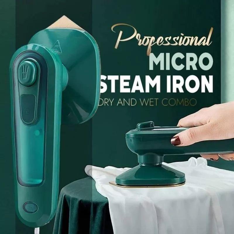 Mini Steam Iron | Portable Garment Steamer for Clothes | Quick Heat-Up Travel Iron
