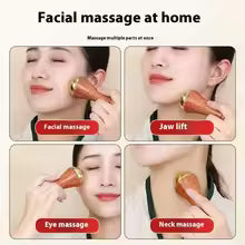 Kansa Massager for Face & Body – Natural Ayurvedic Bronze Massage Tool